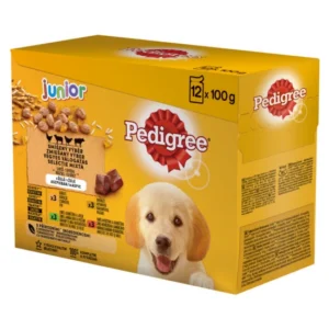 Pedigree Junior alutasakos eledel 12x100g