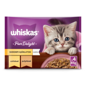 Whiskas Junior Csirkével és Pulykával 4x85g